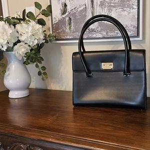 Kate Spade NY black leather bag